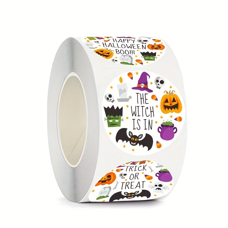 500pc Halloween Animals Thank You Self-Adhesive Stickers