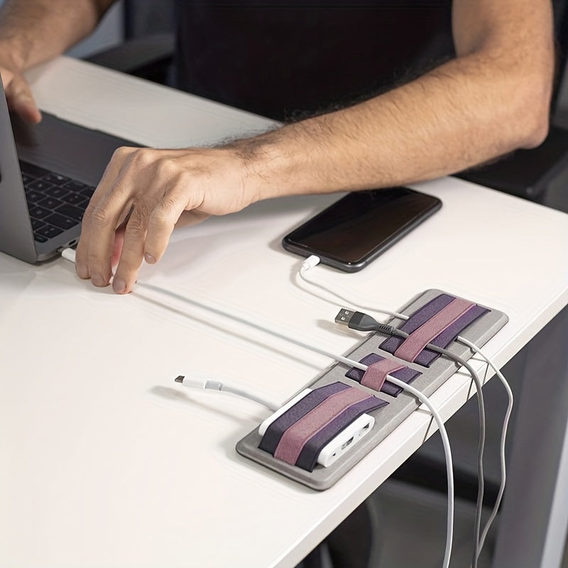 Adhesive Cable Organizer for Laptop Office Home Computer Accessories