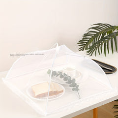 6pcs Large Outdoor Food Cover Mesh Screen Tents Umbrella Fly Food Covers