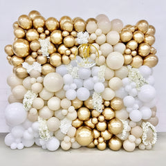 Golden Balloon Garland Kit 171pcs & Latex Balloons Arch Kit