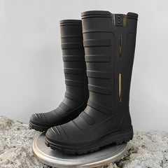 Women's Rubber Knee High Rain Boots Waterproof Outdoor Work Shoes