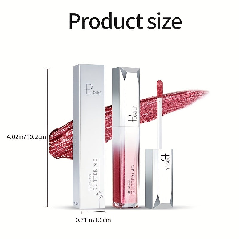 Radiant Beauty Pearlescent Diamond Lip Gloss - High Shine & Metallic Shimmer