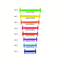 16pcs Flat Elastic Shoelaces for Low Top Canvas Shoes Sneakers