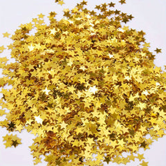 Golden Silvery Pentagram Party Confetti for Halloween Christmas