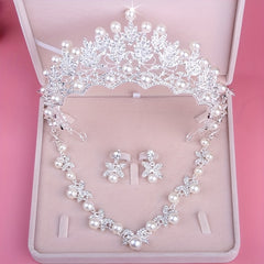 Baroque Crystal Bridal Jewelry Set