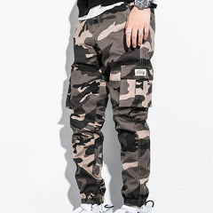 Men's Camo Jogger Pants with Flap Pockets