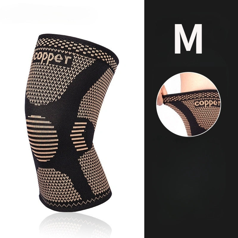 Knitted Elastic Nylon Knee Pads For Sports