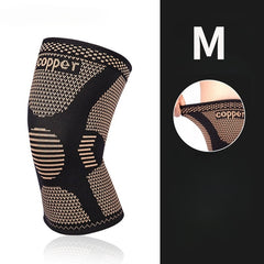 Knitted Elastic Nylon Knee Pads For Sports