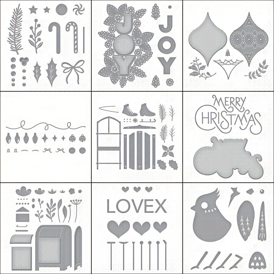 1pc Christmas Metal Cutting Dies for Card Making