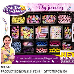 DIY Pop Beads Toy Necklace Bracelet Set for Kids