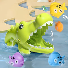 Multicolor Bath Toy Set Fishing Game Fun Feeding Action Water Toys for Ages 0-3