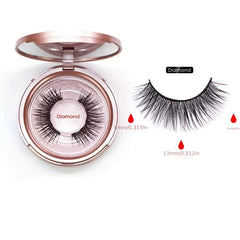 3 Pairs Magnetic Eyelashes Kit with Applicator Natural Look False Eyelashes