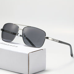 Men's Square Sunglasses Classic Business Style UV400