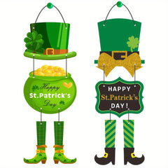 Hemp Rope Hanging Sign for St. Patrick's Day Decoration