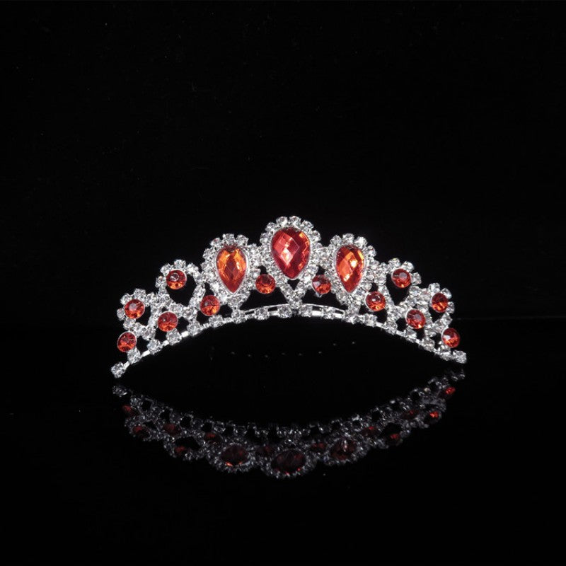 Crystal Queen Crown Birthday Tiara Prom Quinceanera Rhinestone Wedding