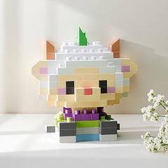 Goat Animal Cartoon Building Block Home Decor Educational Toy