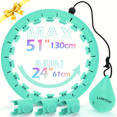JKSHMYT Weighted Exercise Circle 51in Fitness Hoop Equipment Women
