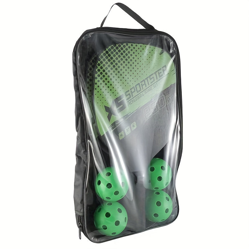 Pickleball Fun Pack with 2 Rackets, 4 Balls & More