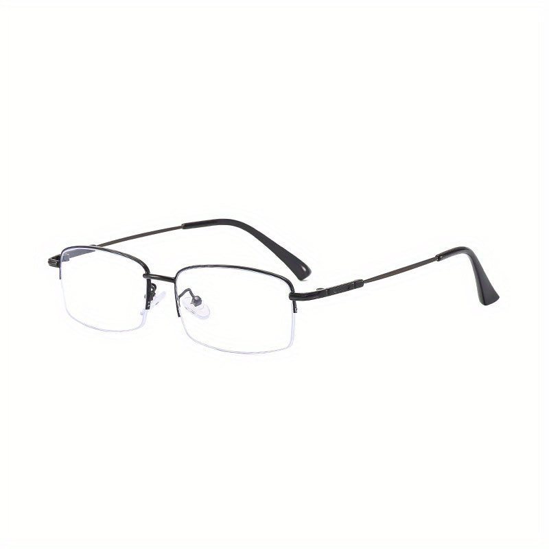 Retro Square Frame Anti Light Glasses Metal Frame Men Women
