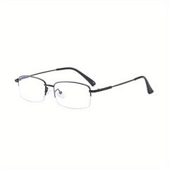 Retro Square Frame Anti Light Glasses Metal Frame Men Women