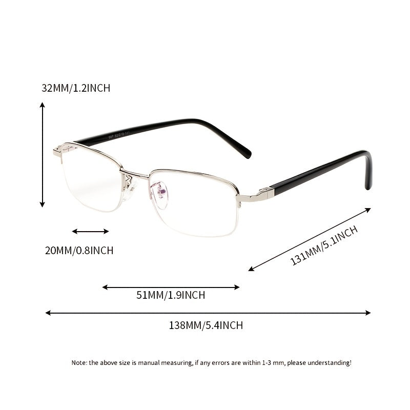 Portable Anti Light Men's Reading Glasses HD Coating