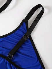 Plus Size Sexy Bra Women's Plus Letter Tape Deep V Neck Wireless Comfort