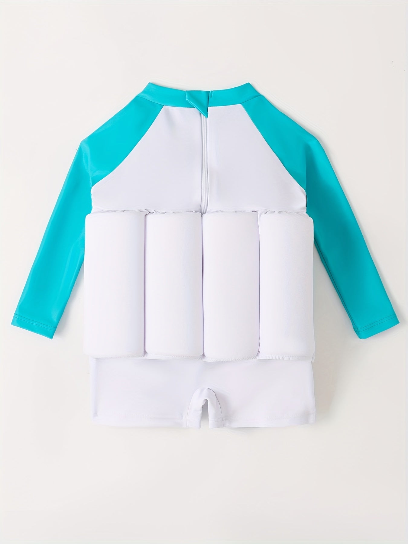 Long Sleeve Boys Swimsuit - High Stretch Buoyancy Shorts