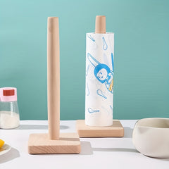 Wooden Kitchen Paper Towel Holder Lazy Rag Stand
