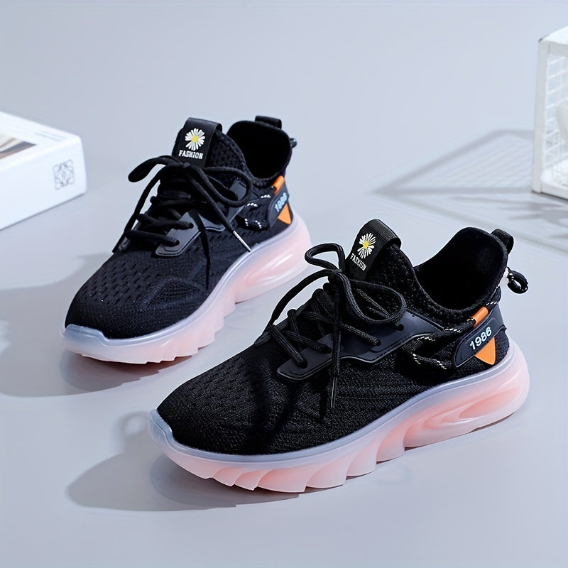 Women's Non-Slip Breathable Running Shoes - Comfortable Lace Up Sneakers