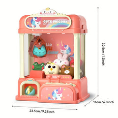 Claw Machine Toy For Boys & Girls Coin Operated Gashapon Machine