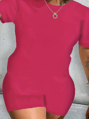 Women's Tee & Shorts Outfits Set