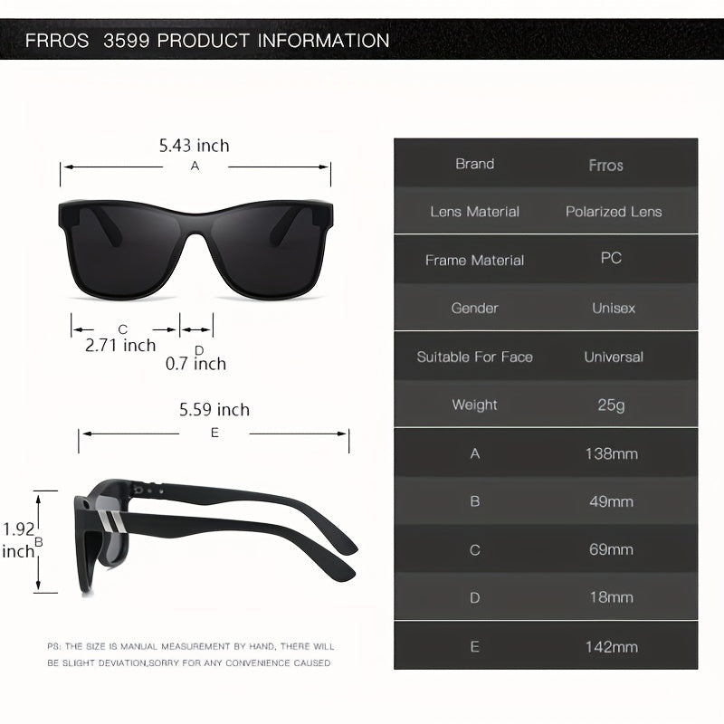 FRROS Polarized Sunglasses For Men And Women F9507