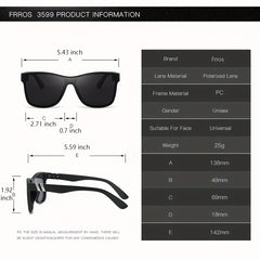 FRROS Polarized Sunglasses For Men And Women F9507