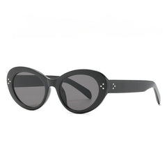Cat Eye Sunglasses Small Frame Oval Sun Glasses Stylish Gradient Lens Shades