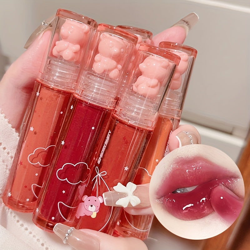 Strawberry Bear Water Gloss Lip Glaze Mirror Lipstick