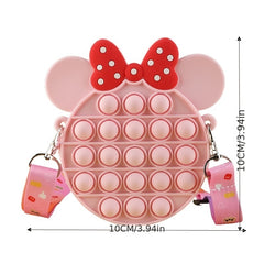 Girls Silicone Shoulder Bag Messenger Bag Coin Purse Wallet Children s Gift