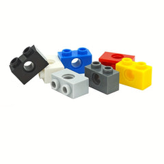 30pcs Building Blocks 1x2 with Hole Thick Classic Kids DIY Toy