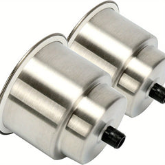 2pcs Stainless Steel Drink Holder with Drain for Marine RV Yacht Truck