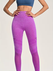 Wide Waistband Butt Lifting Yoga Pants Tummy Control Leggings