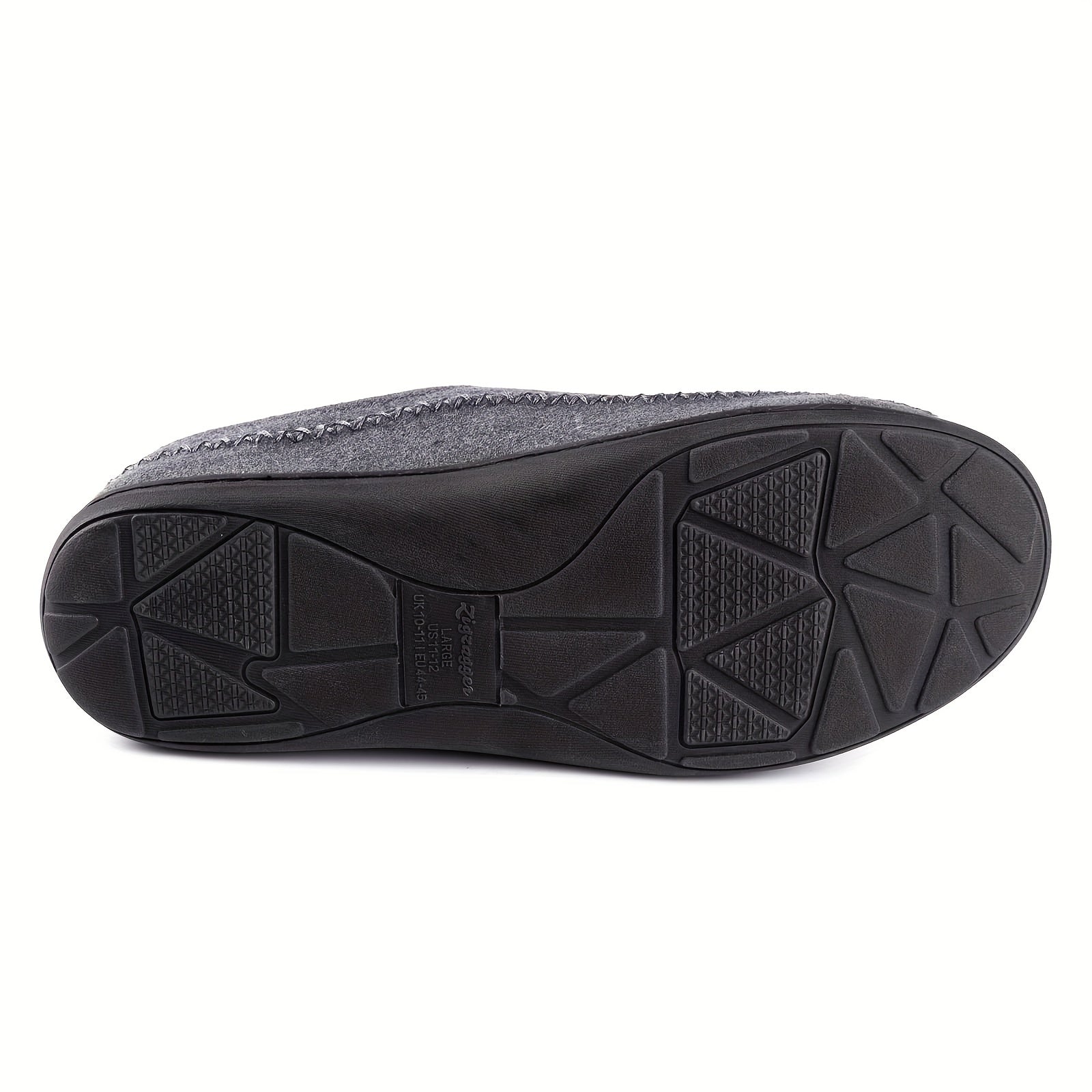 Men's Plush Lining Non-slip House Shoes Soft Sole Slip-On Moccasin