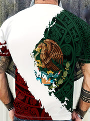 Mexican Theme 3D Digital Pattern Print Men's Graphic T shirt