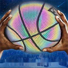 Reflective Size 7 Basketball for Birthday Gift