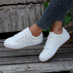 Women's Casual Lace Up Outdoor Sneakers Lightweight Low Top Shoes