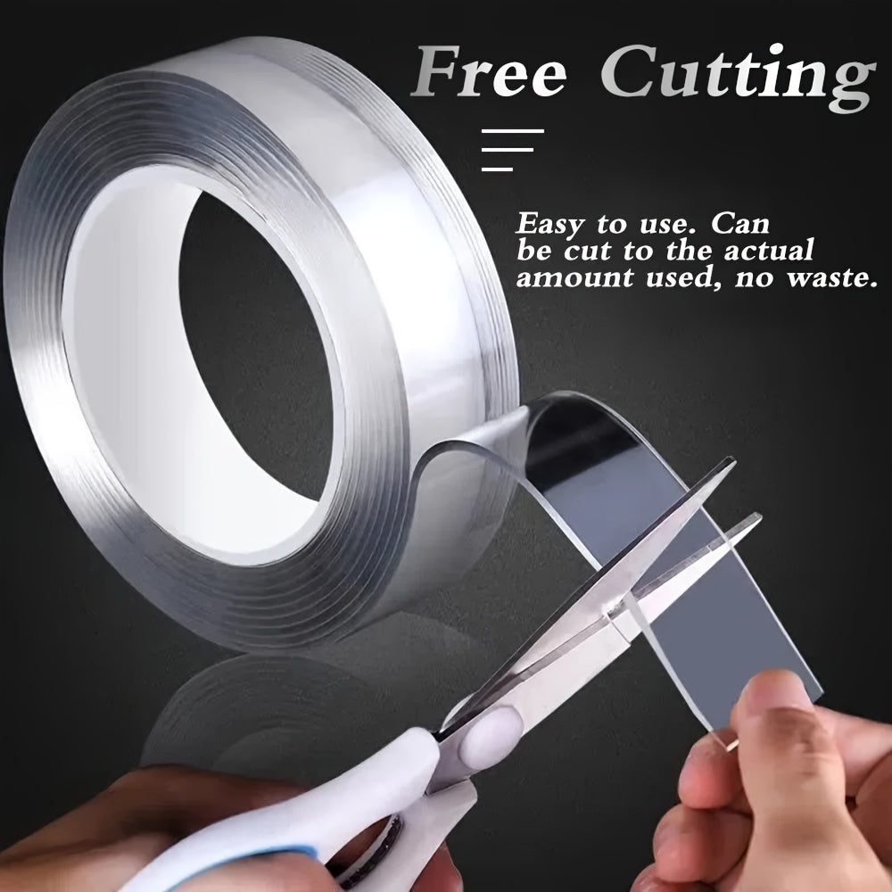 Transparent Nano Tape Washable Reusable Double Sided Adhesive Sticker