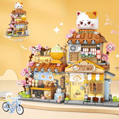 800 pcs TAIYAKI & Flower House Mini Building Blocks Set