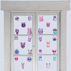61pcs Monster Stickers DIY Laptop Phone Skateboard Water Cup Decoration Stickers