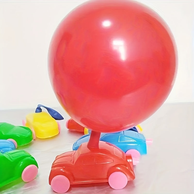 3pcs Balloon Cars DIY Fun Toys Automobile Glider Puzzle Science