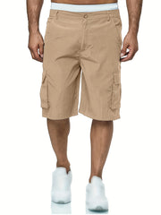 Men's Outdoor Cargo Shorts Summer Casual Solid