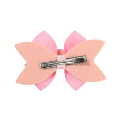 Polka Dot Bow Hair Clips for Girls