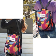 Camouflage Outdoor Backpack Women's Bag Oxford Cloth